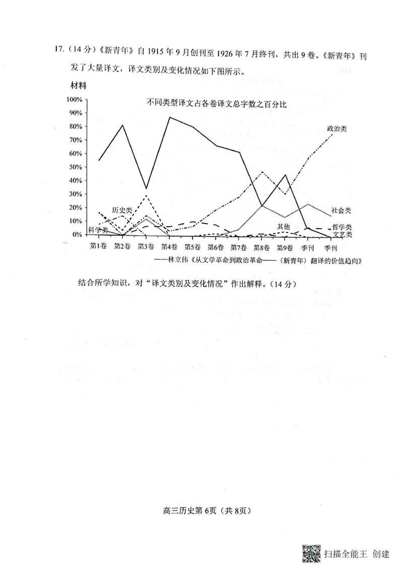 山东省日照市2022-2023学年高三上学期期末校际考试历史试题_07高考历史_历史高考模拟题_新高考_2023年_2023届山东日照高三上学期期末校际联合考试历史