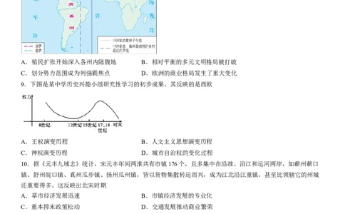 大连市第二十四中学2022-2023学年度高考适应性测试（一）历史试题_07高考历史_历史高考模拟题_新高考_2023年_2023辽宁省大连市第二十四中学高三上学期高考适应性测试（一模）历史
