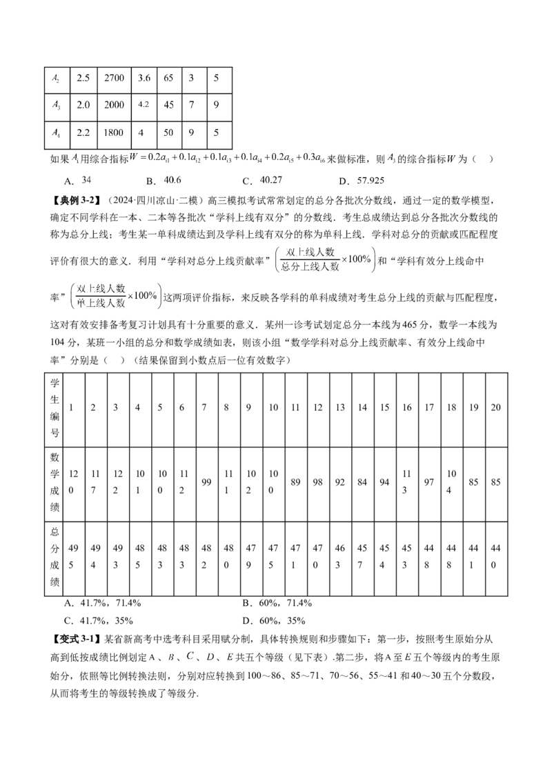 拔高点突破01统计背景下的新定义问题（四大题型）（原卷版）_2025年新高考资料_一轮复习_2025年高考数学一轮复习讲练测（新教材新高考，含2024高考真题）