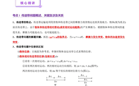 微专题二&ldquo;传送带&rdquo;模型的综合分析（讲义）（解析版）_03高考英语_2025年新高考资料_二轮复习_01高考语文等多个文件_上好课2025年高考物理二轮复习讲练测（新高考通用）