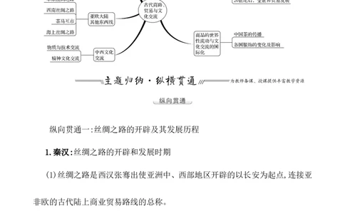 单元整合_07高考历史_新高考复习资料_2022年新高考复习资料_2022届一轮复习讲练结合7.11更新_系列1_第三十五单元商路、贸易与文化