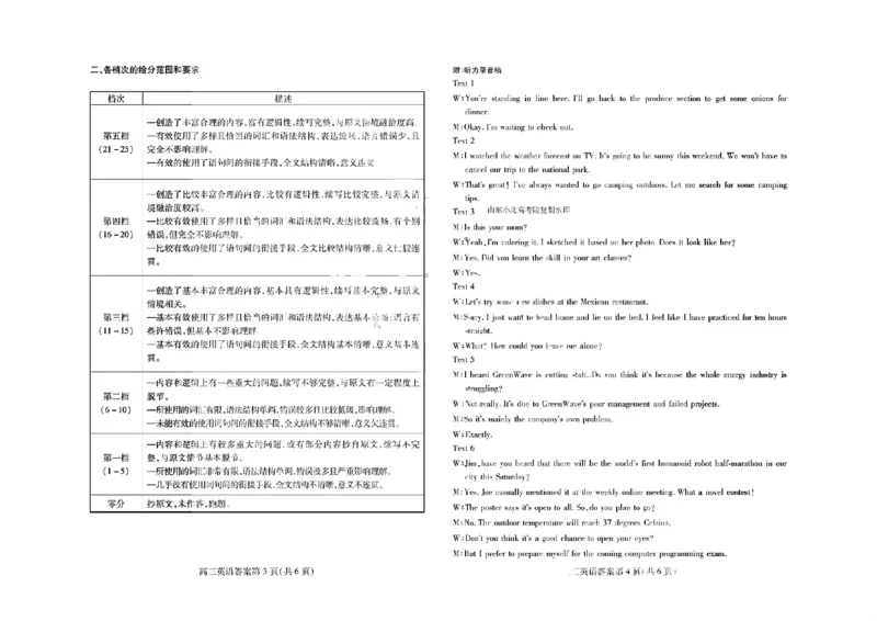英语答案_全国高考模拟卷_2026年2月_260210（潍坊一模）潍坊市2026年2月高考模拟考试（全科）
