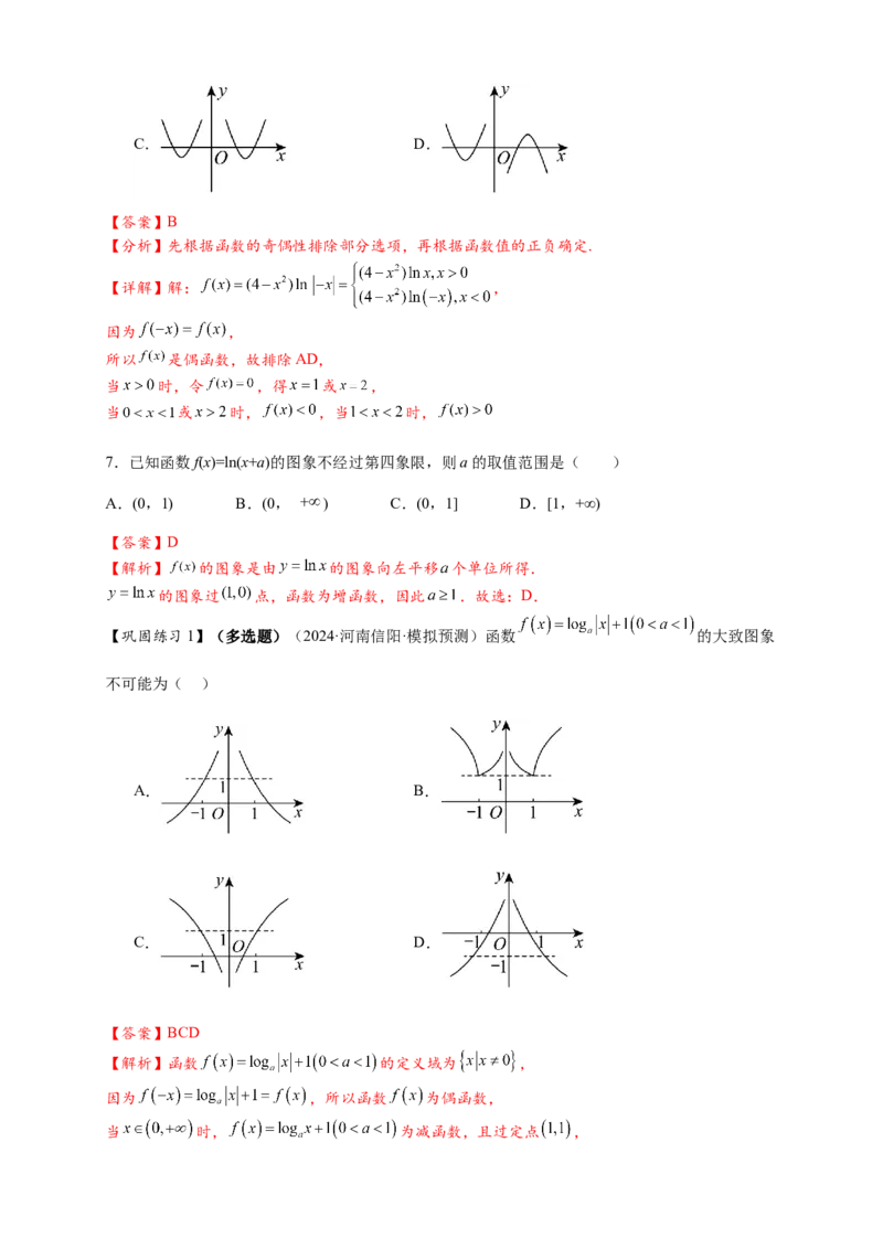 热点专题2-5对数与对数函数12类题型（解析版）--2025年高考数学热点题型追踪与重难点专题突破（新高考专用）_2025年新高考资料_二轮复习