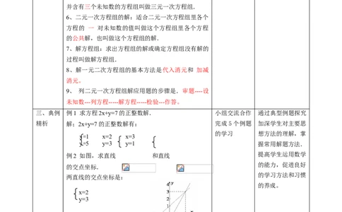 精11北师大版（2024）八年级数学上册第五章《二元一次方程组》回顾与思考教学设计_北师大初中数学_8上-北师大版初中数学_初中数学北师大8上-2025秋季新版_第二套推荐25