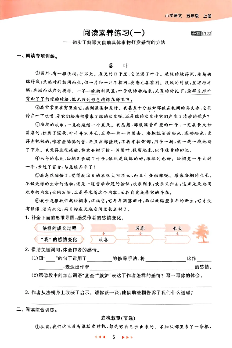53天天练25秋五上主书_25秋53天天练语数1-6年级上册_53天天练语文25年上册1-6（主书+课堂笔记+测评卷）完整版