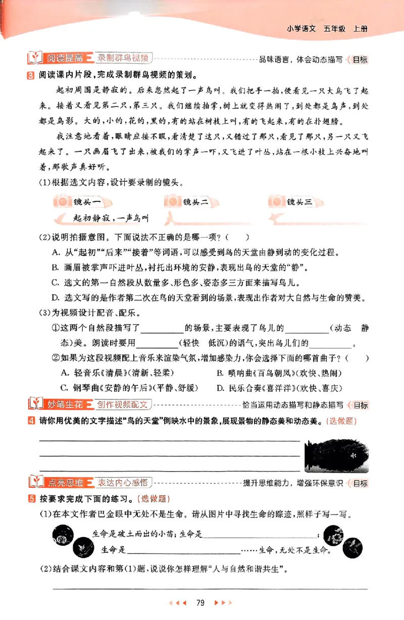53天天练25秋五上主书_25秋53天天练语数1-6年级上册_53天天练语文25年上册1-6（主书+课堂笔记+测评卷）完整版