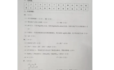湖南长沙2026届高三上学期模拟考试化学答案_全国高考模拟卷_2026年2月_260203湖南省长沙市2026年高三年级模拟考试（长沙一模）_湖南省长沙市2026年高三年级模拟考试化学