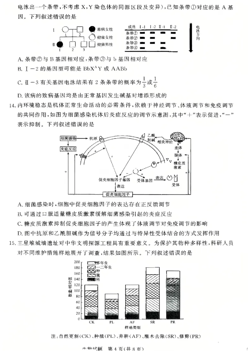 生物试卷-青桐鸣高三联考202602_全国高考模拟卷_2026年2月_260206青桐鸣&middot;普通高中2025-2026学年(上)高三年级期末考试（全科）_生物-青桐鸣&middot;普通高中2025-2026学年(上)高三年级期末考试
