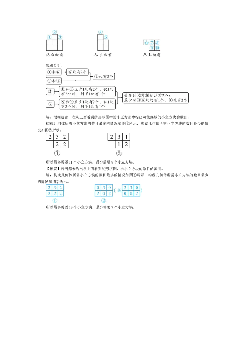 素养目标1.2.4从三个方向看几何体的形状教案（表格式）2024-2025学年北师大数学上册_北师大初中数学_7上-北师大版初中数学_7上-初中数学北师大（2024新版）持续更新_04教案