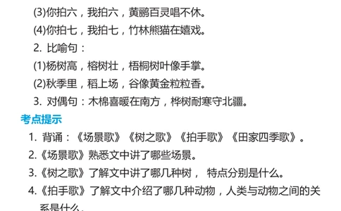 2年级语文上册词语归类积累课文佳句汇总(1)_小学1-6年级常用的上册资源汇总_二年级上册资料(1)