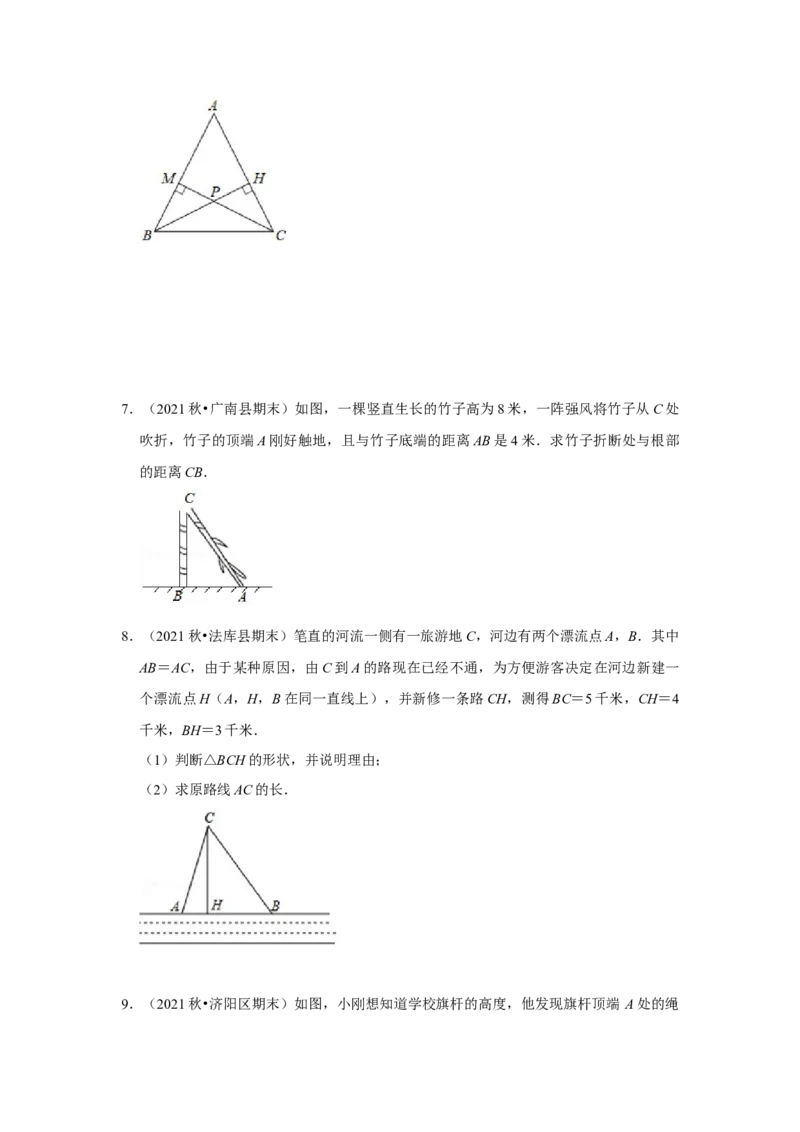 （挑战压轴）专题1.4方程思想在勾股定理中的应用-2022-2023学年八年级数学上册《同步考点解读&bull;专题训练》（北师大版）_北师大初中数学_8上-北师大版初中数学_旧版_06专项讲练