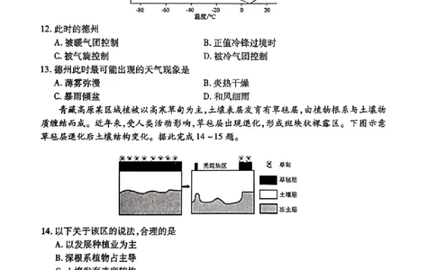 陕西省衡水金卷2026届高三上学期2月联考地理_全国高考模拟卷_2026年2月_260211陕西省衡水金卷2026届高三上学期2月联考（全科）