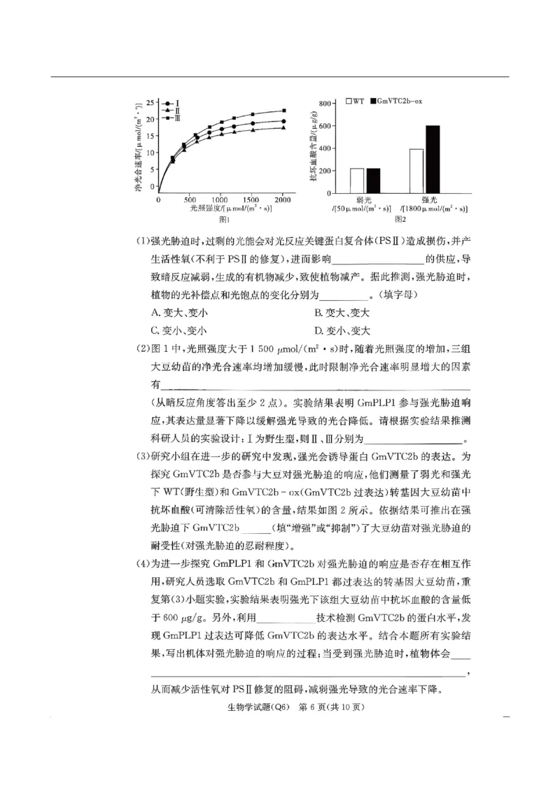湖南省长沙市第一中学2025-2026学年高三上学期2月期末生物试题（含答案）_全国高考模拟卷_2026年2月_260211湖南省长沙市第一中学2025-2026学年高三上学期2月期末（全科）