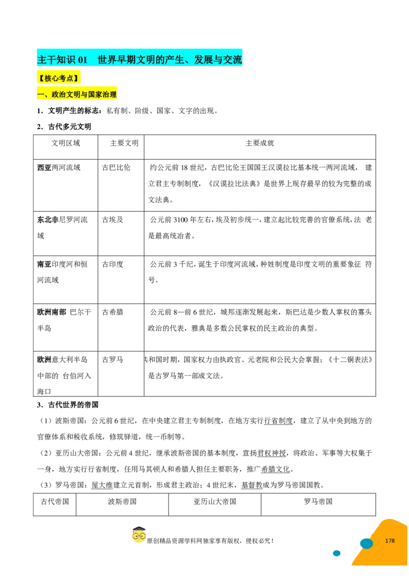 历史-2024年高考考前最后一课（pdf版）_07高考历史_2024年新高考资料_52024三轮冲刺_历史（含PDF版，可直接打印）-2024年高考考前最后一课