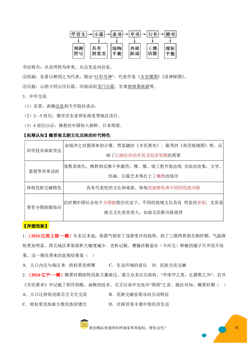 历史-2024年高考考前最后一课（pdf版）_07高考历史_2024年新高考资料_52024三轮冲刺_历史（含PDF版，可直接打印）-2024年高考考前最后一课