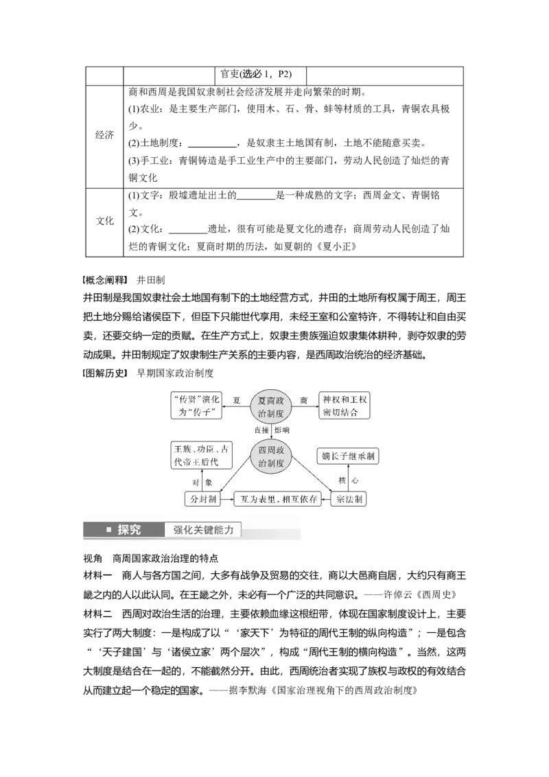 板块1第1单元第1讲　中华文明的起源与早期国家_07高考历史_2024年新高考资料_1.2024一轮复习_2024年高考历史一轮复习讲义（部编版）_学生版在此文件夹_学生用书Word版文档