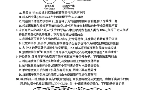 生物_全国高考模拟卷_2026年2月_260202河南省驻马店高三2025-2026学年度第一学期期末教学质量监测_驻马店2025-2026学年度第一学期期末教学质量监测高三生物