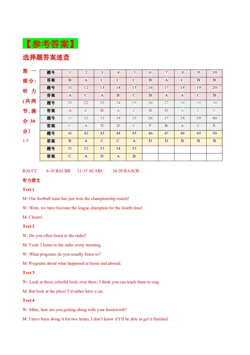 新高考Ⅰ卷01（含听力）-2024年高考英语一轮复习测试卷（解析版）_03高考英语_2024年新高考资料_1.2024一轮复习_2024年高考英语一轮复习测试卷