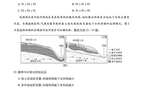 安徽省鼎尖联考2025-2026学年高三上学期期末过程性学科素质评价地理_全国高考模拟卷_2026年2月_260209安徽省鼎尖联考2025-2026学年高三上学期期末过程性学科素质评价（全科）