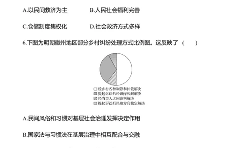 备战2023高考历史全程复习三十六　基层治理与社会保障课时训练（学生版）_07高考历史_通用版（老高考）复习资料_2023年复习资料