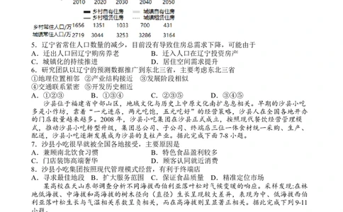 四川省泸县第四中学2022-2023学年高三上学期期末考试文综试题_07高考历史_历史高考模拟题_旧高考_2023年