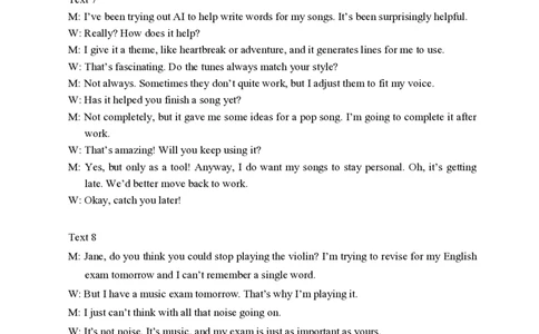 英语听力原文长沙市2026年高三模拟考试_全国高考模拟卷_2026年2月_260203湖南省长沙市2026年高三年级模拟考试（长沙一模）_湖南省长沙市2026年高三年级模拟考试英语