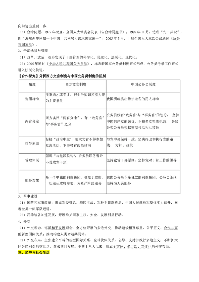 历史-2024年高考考前最后一课（word版）_07高考历史_2024年新高考资料_52024三轮冲刺_历史（含PDF版，可直接打印）-2024年高考考前最后一课