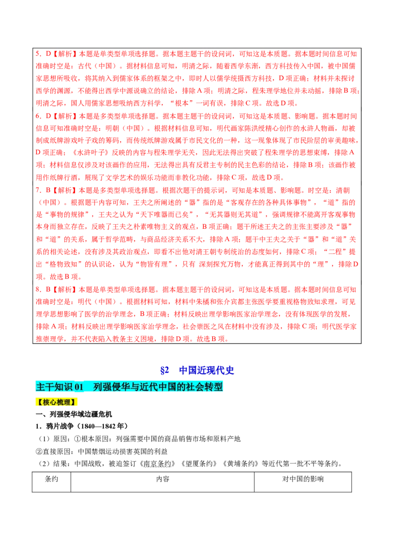 历史-2024年高考考前最后一课（word版）_07高考历史_2024年新高考资料_52024三轮冲刺_历史（含PDF版，可直接打印）-2024年高考考前最后一课
