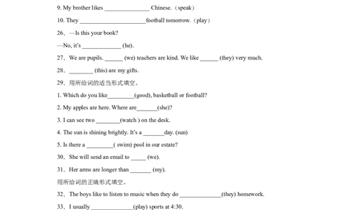 2023年小升初英语语法专题突破-代词北京版_北京小升初全套文件_英语_2023学年小升初英语语法专题突破（北京版）(13)份