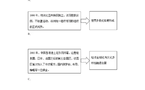 现代战争与不同文化的碰撞和交流--2024届高三历史统编版二轮复习解析版_07高考历史_2024年新高考资料_2.2024二轮复习_2024届高三历史统编版二轮复习专项训练