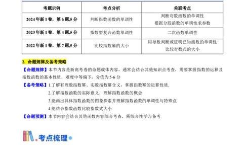 第03讲指数与指数函数（教师版）_2025年新高考资料_一轮复习_备战2025年高考数学一轮复习考点帮_备战2025年高考数学一轮复习考点帮（新高考通用）（完结）_第二部分专项讲义