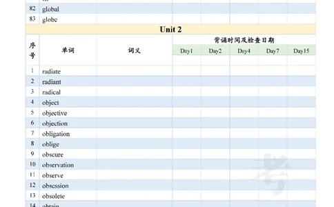 2025考研红宝书默写本-必考词_27考研真题_考研英语一、二真题+解析（1994-2026）_考研词汇默写本合集_红宝书默写本