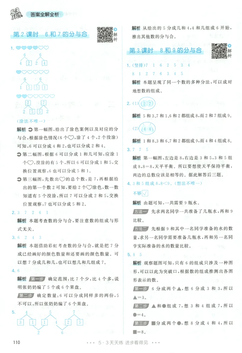 主书答案_25秋53天天练语数1-6年级上册_25秋53天天练1-6上人教数学完整版_25秋《53天天练》数学RJ1上