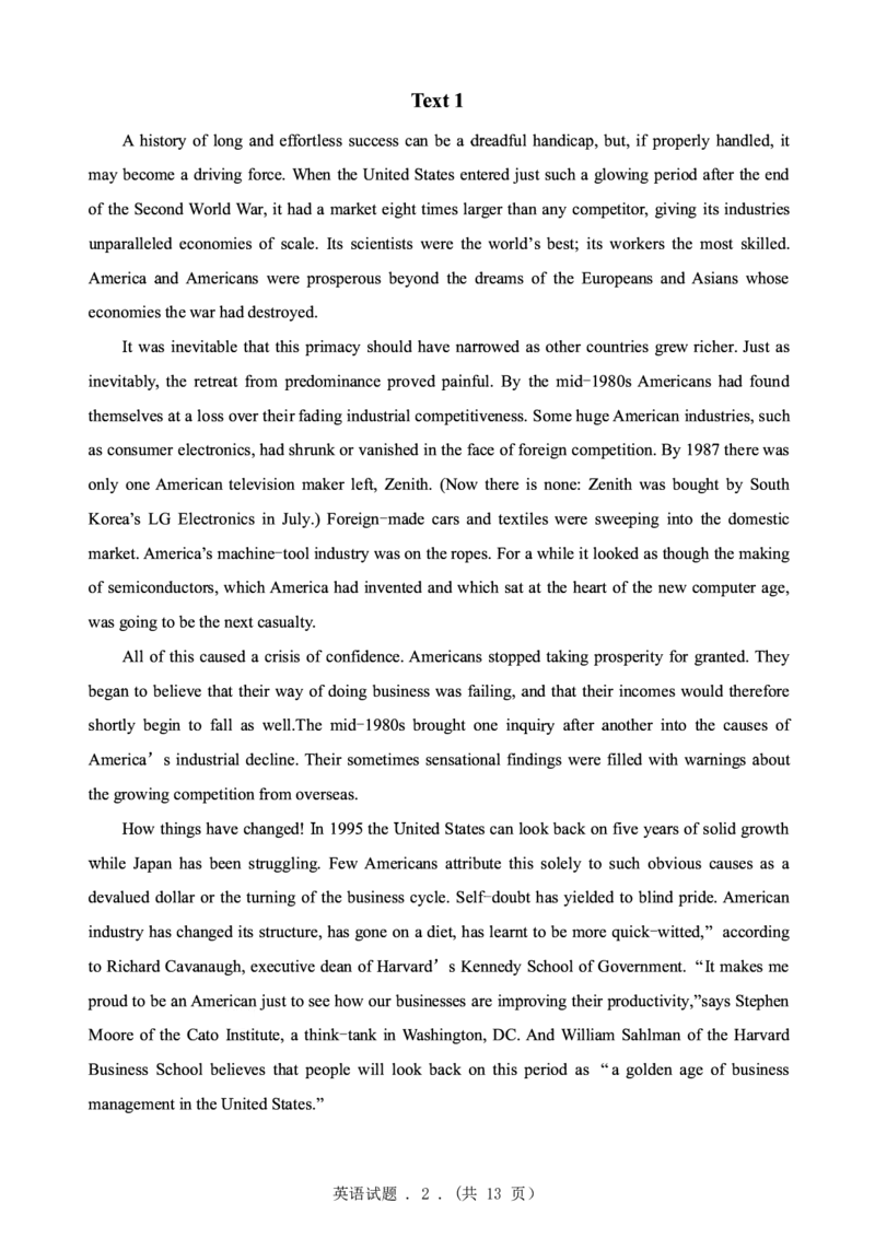 2000年考研英语真题_27考研真题_考研英语一、二真题+解析（1994-2026）_0.考研英语一真题与解析（1980-2026）_1.1980-2009年真题及解析(英语一二通用）_1998-2009年真题
