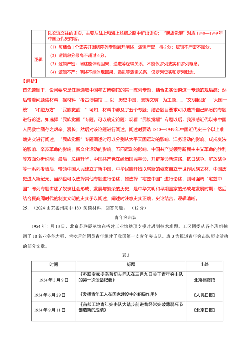 热点话题04家国情怀（解析版）_07高考历史_2024年新高考资料_3.2024专项复习_2024年高考历史热点&middot;重点&middot;难点专练（新高考专用）