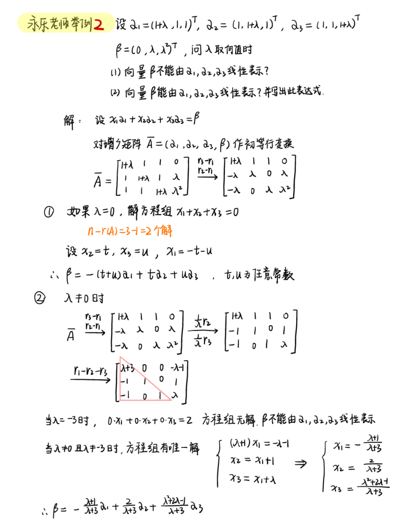 李永乐线代白底版_27考研真题_考研数学一、二、三历年真题+考研数学资料（1994-2026）_数学高分笔记_线代笔记