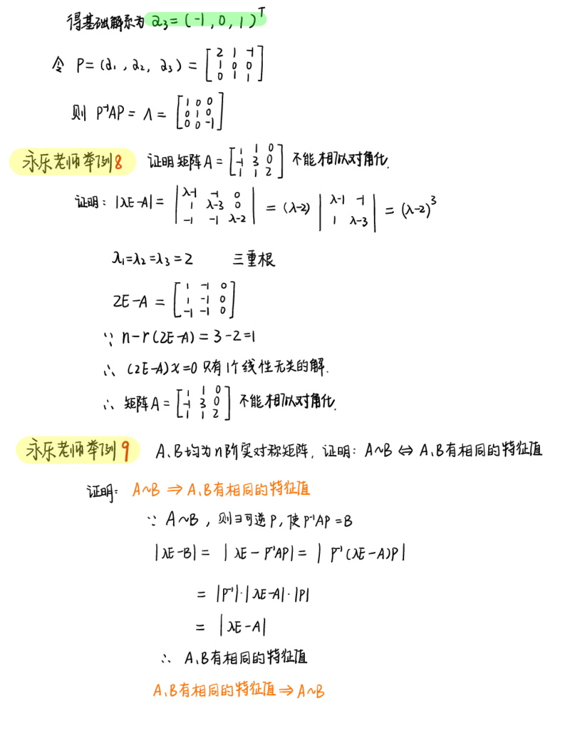 李永乐线代白底版_27考研真题_考研数学一、二、三历年真题+考研数学资料（1994-2026）_数学高分笔记_线代笔记