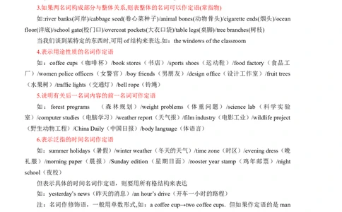 第01讲名词（精讲）一轮复习讲义2024年高考英语高频考点题型归纳与方法总结（新高考通用）解析版_03高考英语_新高考复习资料_2024年新高考资料_一轮复习资料_解析版