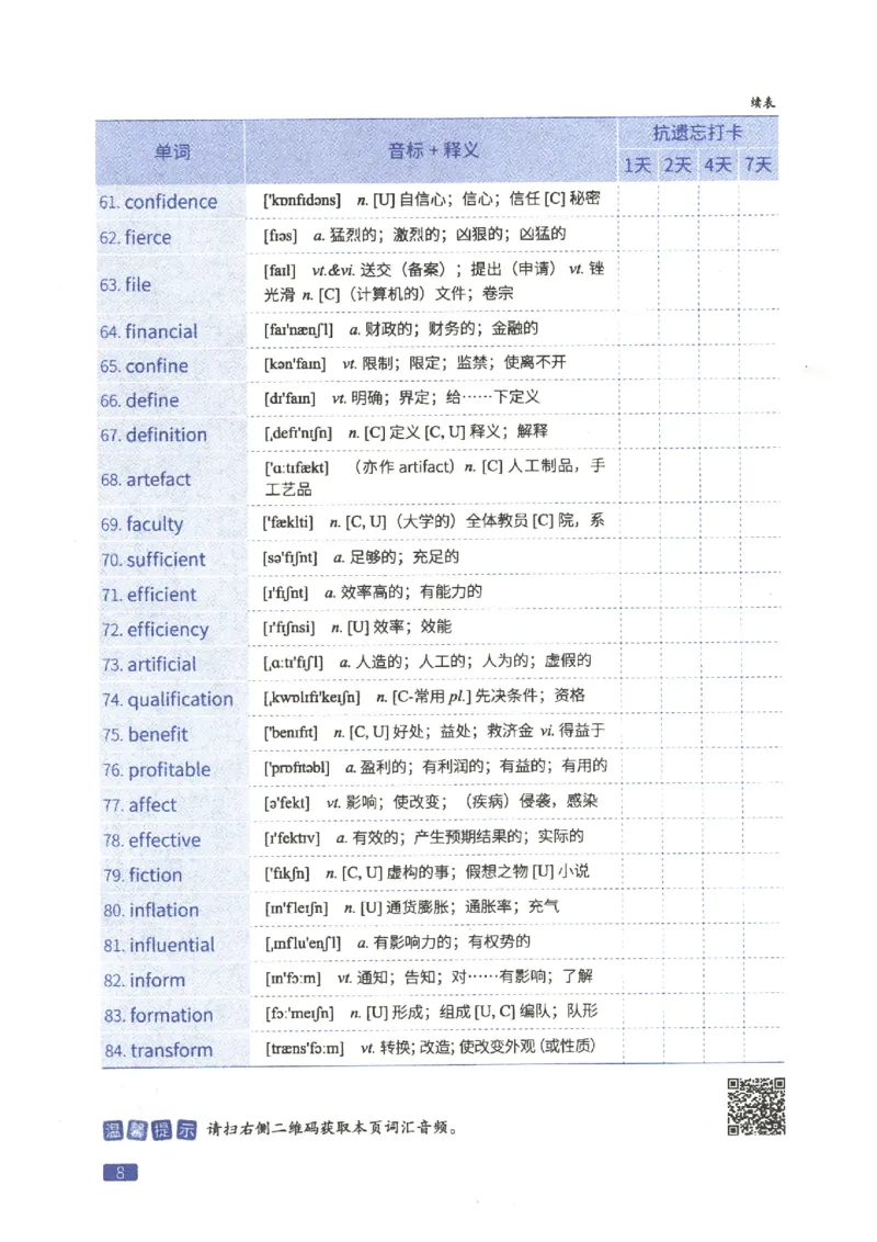 27考研词汇闪过真题重点高频词精缩本_27考研真题_考研英语一、二真题+解析（1994-2026）_考研词汇默写本合集_02.词汇闪过_附册（共9本）