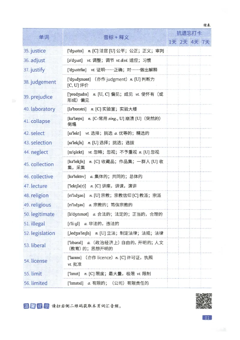 27考研词汇闪过真题重点高频词精缩本_27考研真题_考研英语一、二真题+解析（1994-2026）_考研词汇默写本合集_02.词汇闪过_附册（共9本）