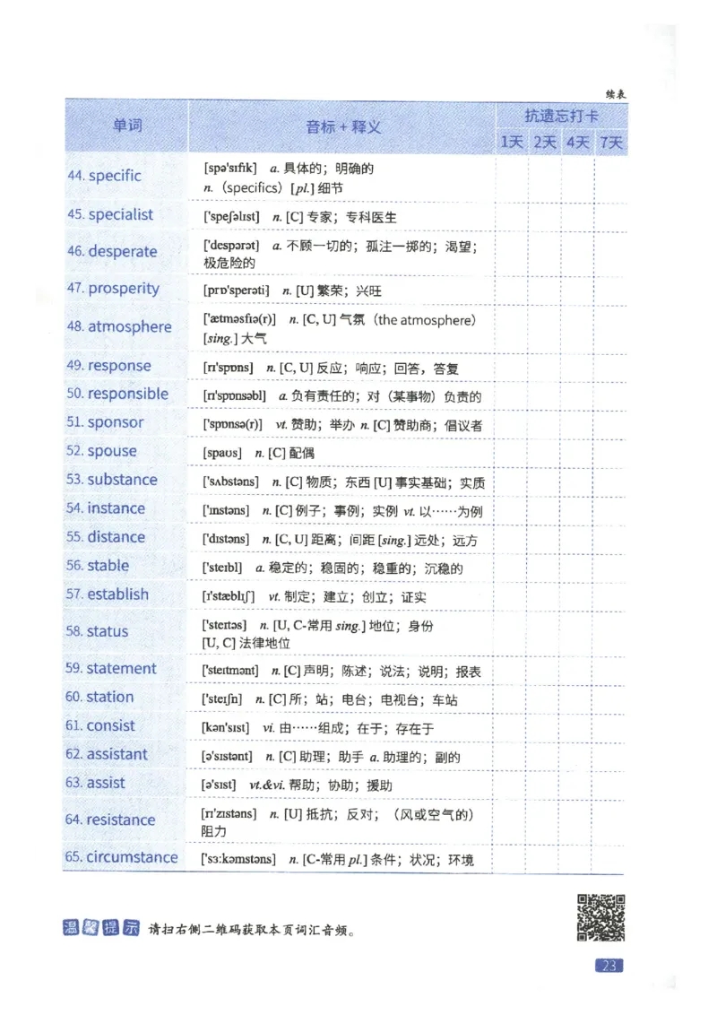 27考研词汇闪过真题重点高频词精缩本_27考研真题_考研英语一、二真题+解析（1994-2026）_考研词汇默写本合集_02.词汇闪过_附册（共9本）
