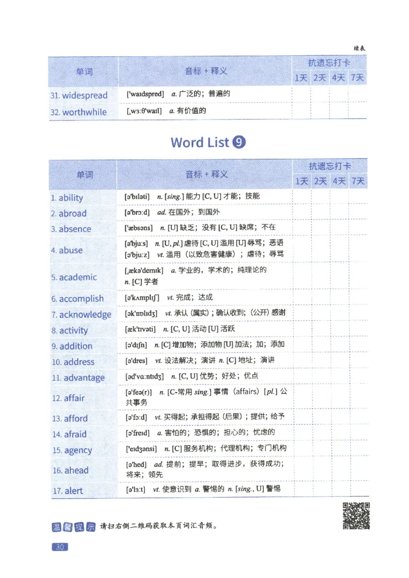 27考研词汇闪过真题重点高频词精缩本_27考研真题_考研英语一、二真题+解析（1994-2026）_考研词汇默写本合集_02.词汇闪过_附册（共9本）