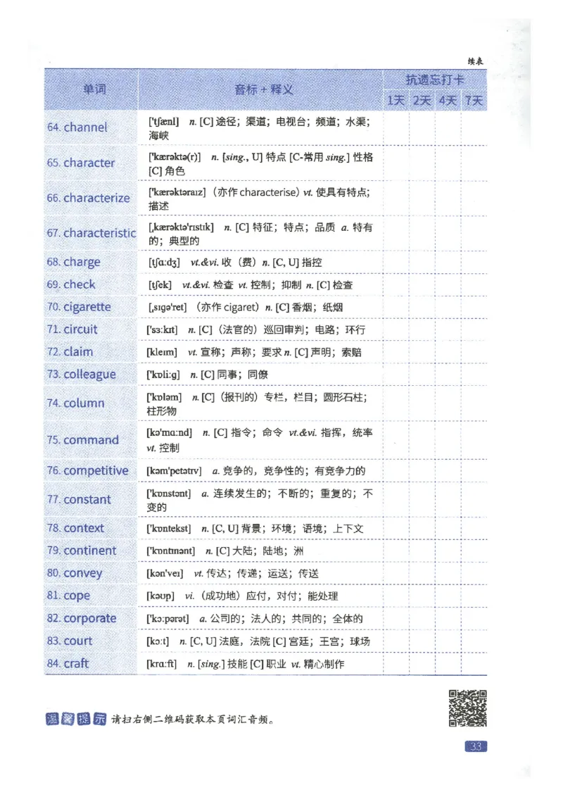 27考研词汇闪过真题重点高频词精缩本_27考研真题_考研英语一、二真题+解析（1994-2026）_考研词汇默写本合集_02.词汇闪过_附册（共9本）