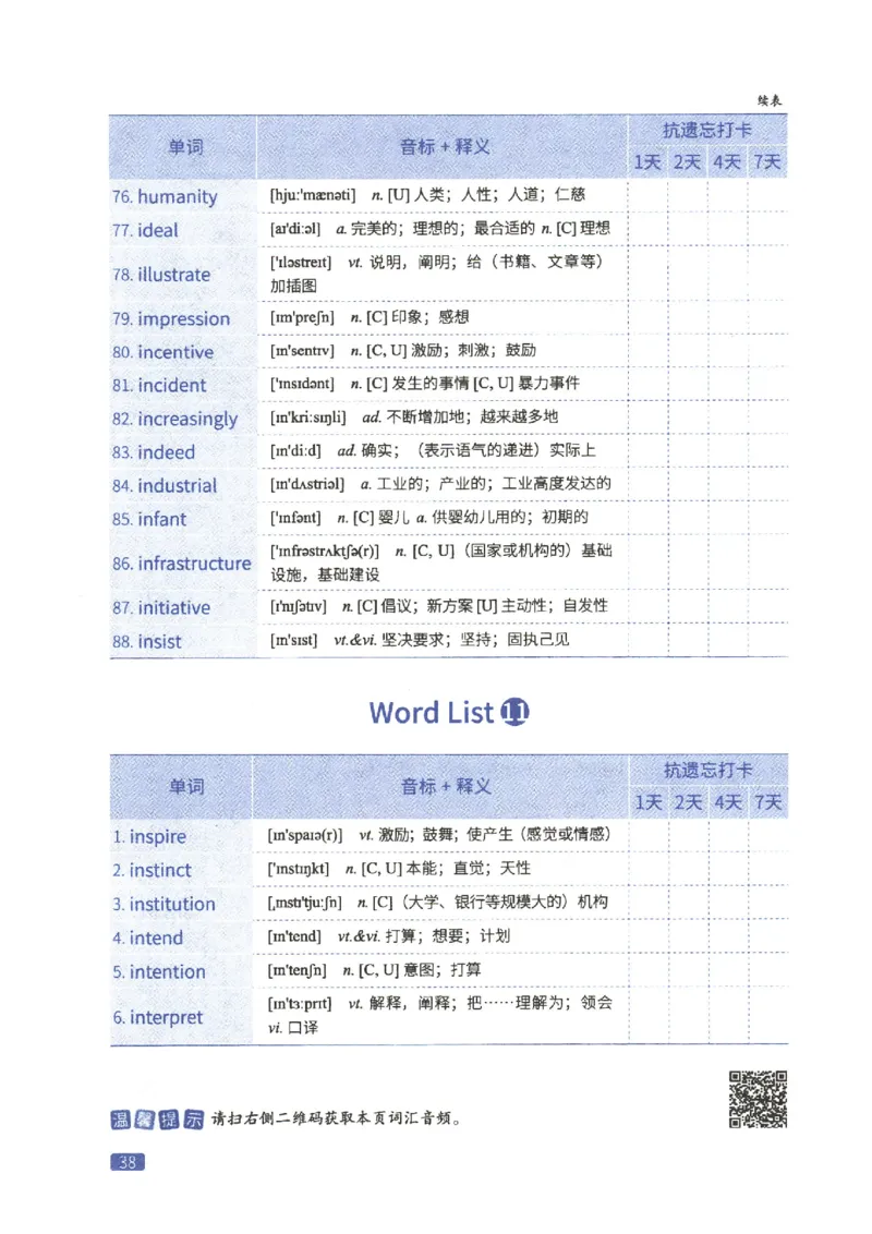 27考研词汇闪过真题重点高频词精缩本_27考研真题_考研英语一、二真题+解析（1994-2026）_考研词汇默写本合集_02.词汇闪过_附册（共9本）