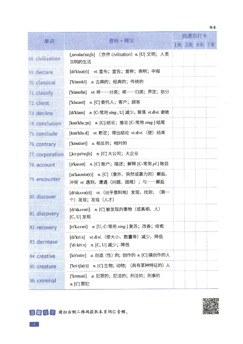 27考研词汇闪过真题重点高频词精缩本_27考研真题_考研英语一、二真题+解析（1994-2026）_考研词汇默写本合集_02.词汇闪过_附册（共9本）