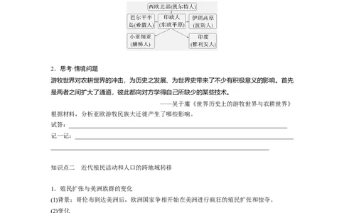 板块五　第十八单元　第66讲　人口迁徙、文化交融与认同_07高考历史_2025年新高考资料_一轮复习_2025高考大一轮复习讲义+课件精准备考2025年新高三历史一轮复习备课课件（完结）