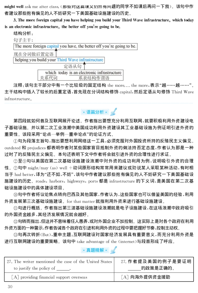 2001年考研英语真题解析_27考研真题_考研英语一、二真题+解析（1994-2026）_考研英语真题阅读手译本_真题解析_英二_1998-2009考研英语解析