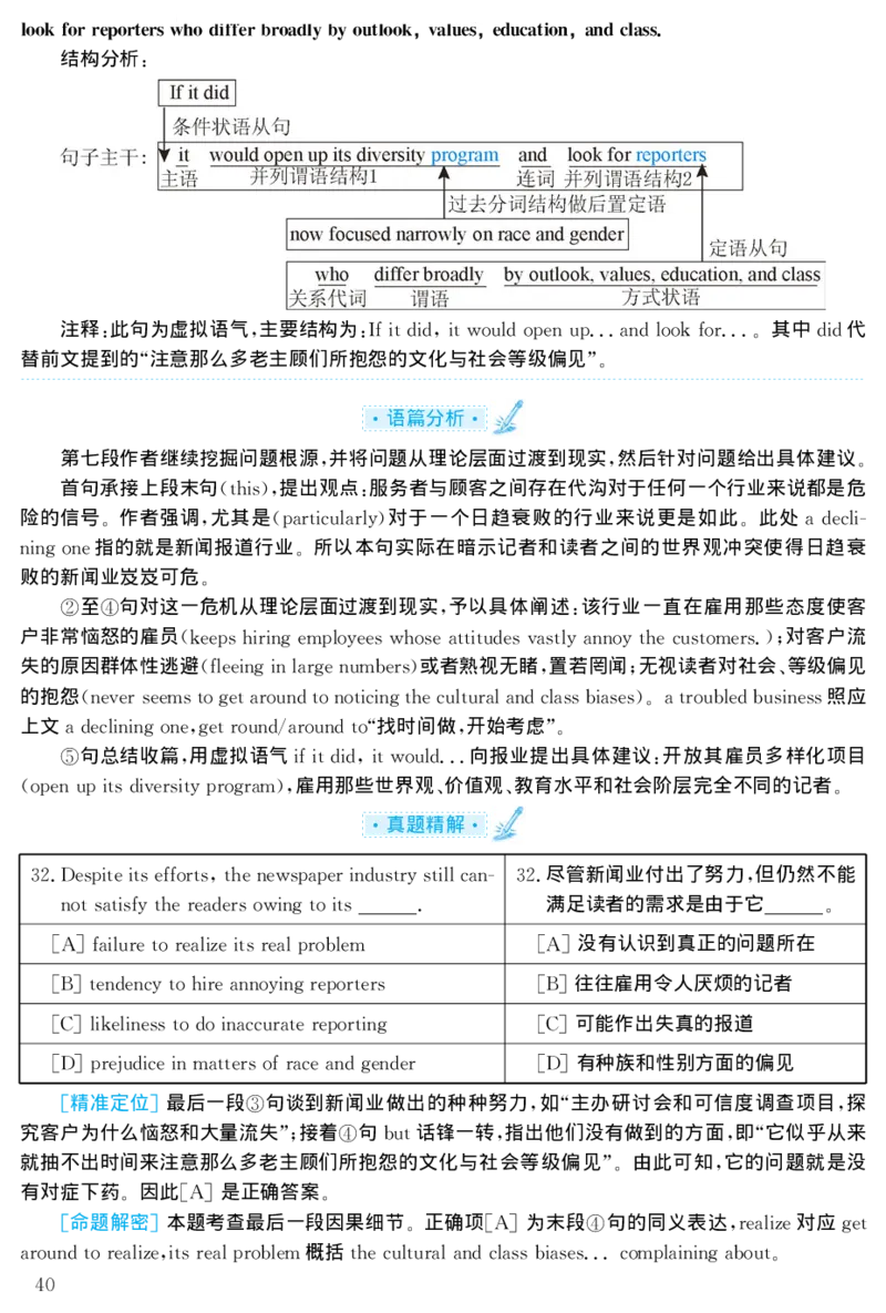 2001年考研英语真题解析_27考研真题_考研英语一、二真题+解析（1994-2026）_考研英语真题阅读手译本_真题解析_英二_1998-2009考研英语解析