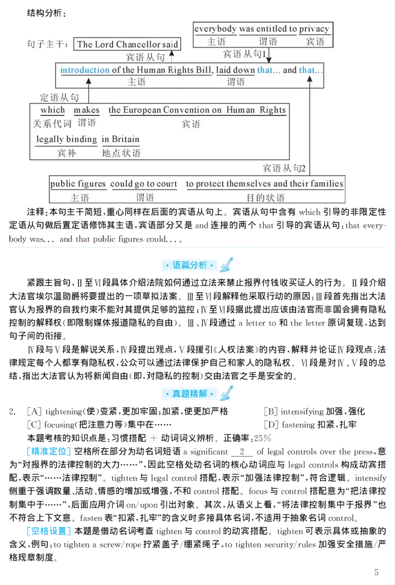2001年考研英语真题解析_27考研真题_考研英语一、二真题+解析（1994-2026）_考研英语真题阅读手译本_真题解析_英二_1998-2009考研英语解析