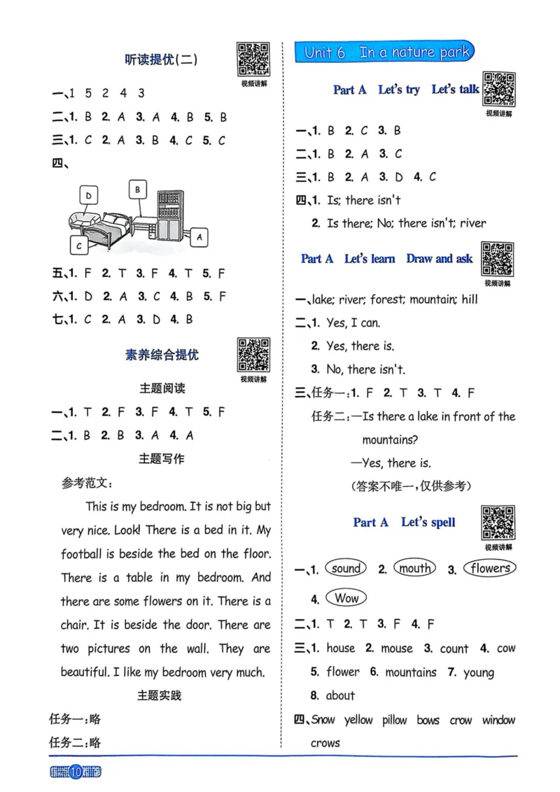 五年级上册2025秋季新版阳光同学提优训练答案_小学教辅2026新版+暑假衔接_25秋《阳光同学课时提优训练》英语人教版3-6年级_五年级
